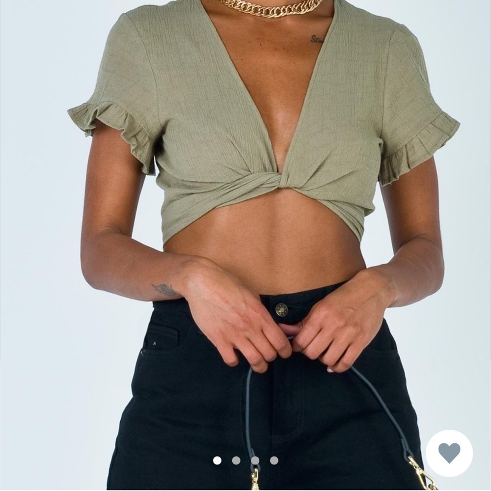 PRINCESS POLLY HONEY TIE UP TOP